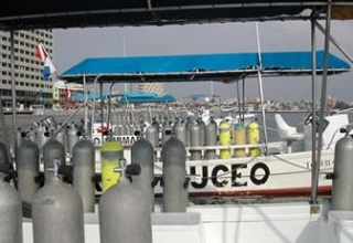 Aire comprimido buceo